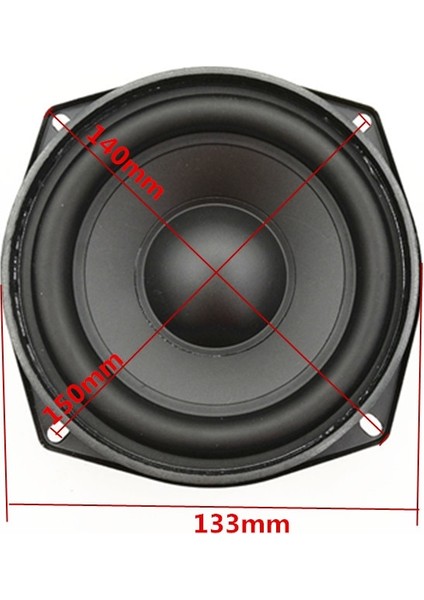 5 Inç Hoparlörler 150W 4ohm Sesli Müzik Stereo Hifi Hoparlörler, Inanılmaz Seslere Sahip Butil Kauçuk Surround (Yurt Dışından) modelleri