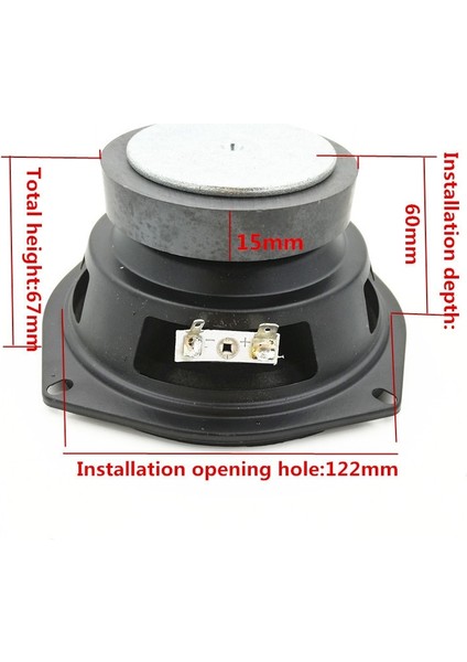 5 Inç Hoparlörler 150W 4ohm Sesli Müzik Stereo Hifi Hoparlörler, Inanılmaz Seslere Sahip Butil Kauçuk Surround (Yurt Dışından) fırsatları