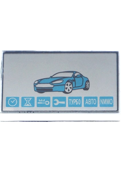 E90 / E91 LCD Ekran Starline Için Esnek Kablo E90 E91 LCD Uzaktan Kumanda Anahtarlık E90 LCD Ekran + Zebra Çizgileri (Yurt Dışından)