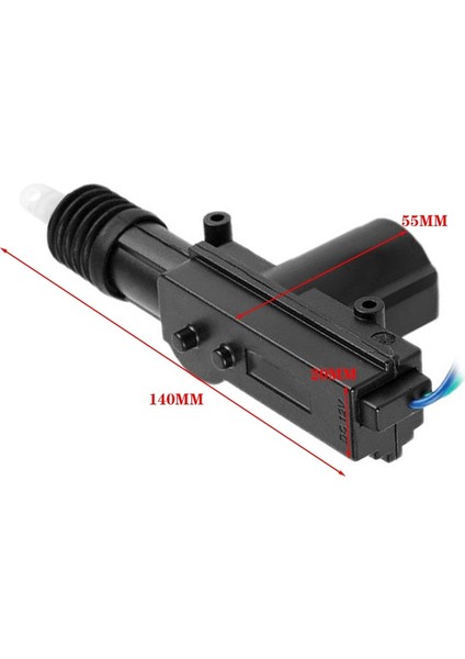 4 Adet 12V 2 Telli Araba Kapısı Güç Merkezi Kilit Motor Kiti 2 Telli Aktüatörlü Oto Araç Uzaktan Merkezi Kilitleme Sistemi Motoru (Yurt Dışından)