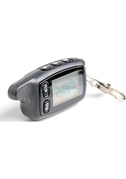 TW9030 LCD Uzaktan Kumanda Anahtarlık Biblo Rus Tomahawk Için TW-9030 Tw 9030 Iki Yönlü Araç Alarm Sistemi (Yurt Dışından)