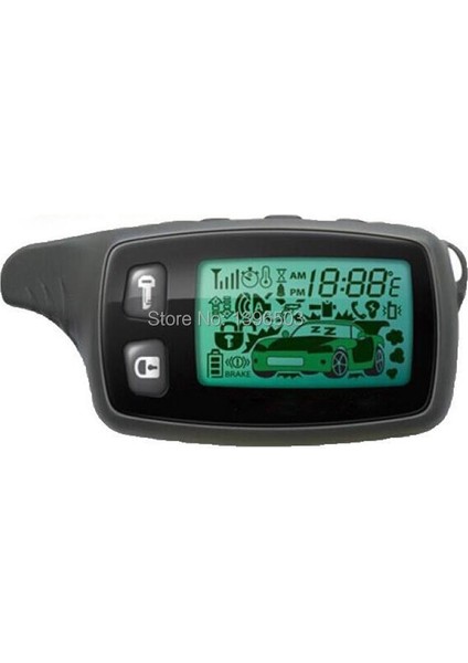 TW9010 LCD Uzaktan Kumanda Anahtarlık Rus Tw 9010 Iki Yönlü Araba Alarmı Tomahawk TW-9010 Anahtar TW-7000 D900 SL-950 LR-950 TW7000 (Yurt Dışından)