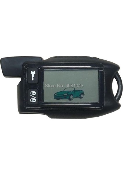 Tw-9.5 LCD Uzaktan Kumanda Anahtarlık Rus Versiyonu Için Tomahawk 9.5 9.9 Iki Yönlü Araba Alarm Sistemi Fob Zincir Anahtarlık Fob (Yurt Dışından)