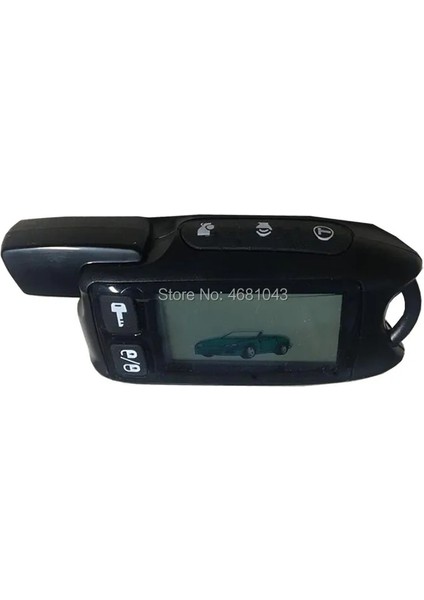 Tw-9.5 LCD Uzaktan Kumanda Anahtarlık Rus Versiyonu Için Tomahawk 9.5 9.9 Iki Yönlü Araba Alarm Sistemi Fob Zincir Anahtarlık Fob (Yurt Dışından)
