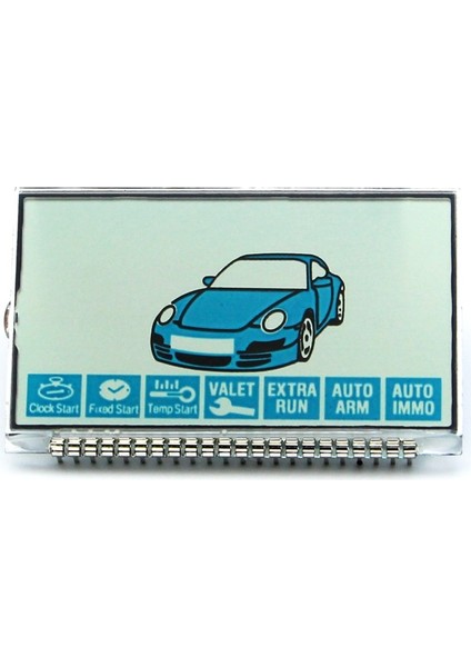 B9 LCD Ekran Starline B9 LCD Rus Versiyonu Için Iki Yönlü Araba Alarm Sistemi Uzaktan Kumanda Anahtarlık Anahtarlık Fob (Yurt Dışından)