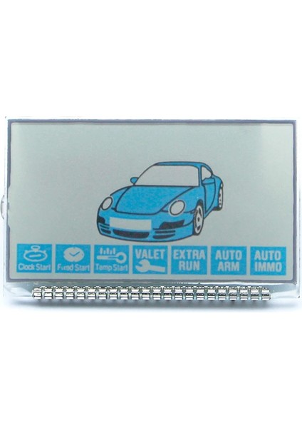 B9 LCD Ekran Starline B9 LCD Rus Versiyonu Için Iki Yönlü Araba Alarm Sistemi Uzaktan Kumanda Anahtarlık Anahtarlık Fob (Yurt Dışından)