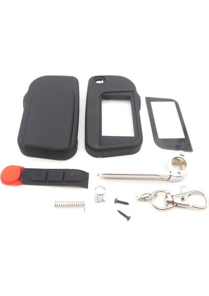 A93 Starline Için Camlı Kesilmemiş Kılıf A93 A63 A39 Kesilmemiş Bıçak Fob Kılıfı A93 Katlanır Araba Uzaktan Kumandalı (Yurt Dışından)