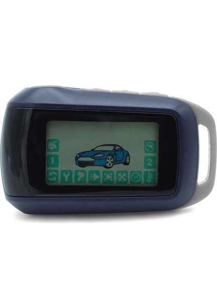 Rus Versiyonu Için Iki Yönlü A94 LCD Uzaktan Kumanda Anahtarlık Zincir Anahtarlık Iki Yönlü Araba Alarm Sistemi Starline A94 (Yurt Dışından)