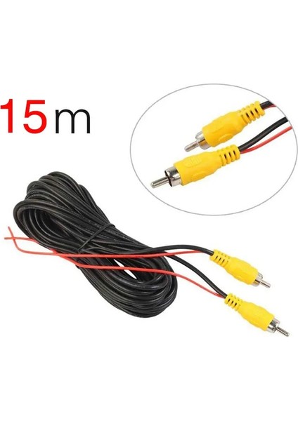 15M Tarzı 2.4 Ghz Kablosuz Arka Görüş Kamerası Araba Dikiz Monitörü Için Rca Video Verici ve Alıcı Kiti Fm Verici ve Alıcı (Yurt Dışından)