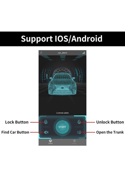 Evrensel Araba Alarm Sistemleri Otomatik Uzaktan Merkezi Kit Kapı Kilidi Uzaktan Kumanda Giriş Sistemi ile Anahtarsız App Merkezi Kilitleme (Yurt Dışından) fırsatları