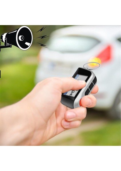 A93 Uzaktan Kumanda Anahtarlık Denetleyici Anti-Hırsızlık Araba Hırsız Güvenlik Sistemi Rus Starline LCD Ekran Için Iki Yönlü Alarm (Yurt Dışından)