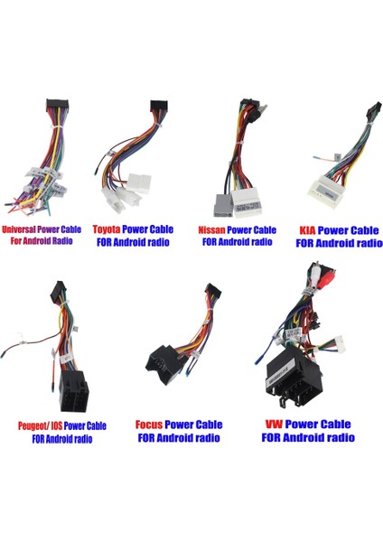 Suzukı Stili Isteğe Bağlı Aksesuarlar Aracınız Için Özel Kablo (Nissan/kıa/peugeot/vw/ford Focus/toyota Için) Android Radyo Için (Yurt Dışından) fiyatları