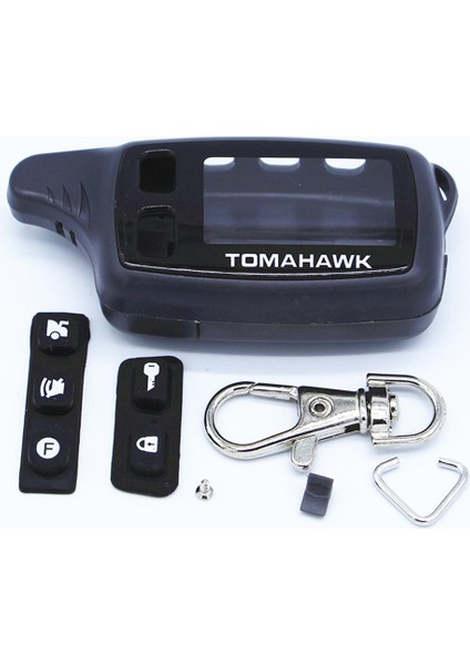 TW9010 Durumda Anahtarlık Anahtarlık Tomahawk TW9010 TW9020 TW9030 Araba Uzaktan Kumanda Kapağı Rus Tipi Için (Yurt Dışından)