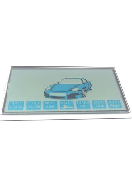 Rusya Versiyonu B6 LCD Ekran Starline B6 Uzaktan Kumanda Için Esnek Kablo B6 LCD Zebra Stripes (Yurt Dışından)