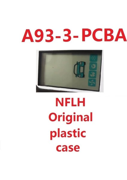 Nflh A93ECO Pcba LCD Uzaktan Kumanda Starter Anahtarlık Uyumlu Starline A93 Eco Rus Versiyonu Için Iki Yönlü Araba Güvenliği (Yurt Dışından)