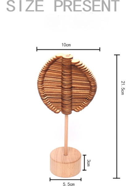 Ahşap Lolipop Stres Giderici Oyuncak, 2023 Yeni Sihirli Dönen Lolipop Iplik Değnek Dekompresyon Oyuncaklar Renkli (Yurt Dışından) fırsatları