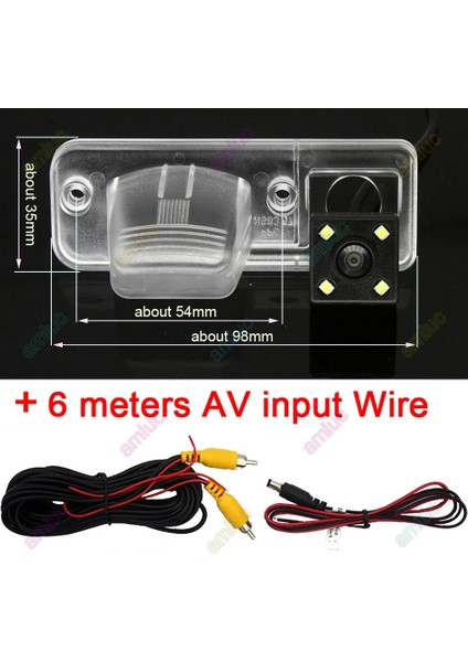 4led Arka Kamera Volkswagen Vw T4 Multivan Transporter Caravelle Business Için Hd Ccd Otopark Ters Back Up Dikiz Kablosuz Kamera (Yurt Dışından)