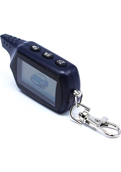 LCD B9 Iki Yönlü Uzaktan Kumanda Anahtarlık Anahtarlık Zinciri Rus Versiyonu Için 2 Yönlü Araba Alarm Sistemi Twage Starline B9 (Yurt Dışından)