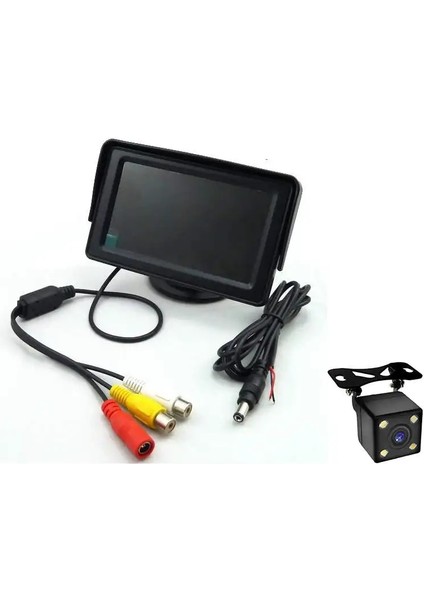 Arka Görüş Kamerası Tarzı Araba Styling Kablosuz 4.3 Inç Tft LCD Ekran Araba Monitör Ekranı Hd Dikiz Ters Yedekleme Kamerası Araba Tv Ekranı Wifi (Yurt Dışından)