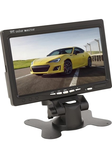 7 Inç Tft LCD Ekran Araba Monitör Oynatıcı 2 Yönlü Video Girişi Pal/ntsc Oto Dikiz Için Monitör Ev Güvenlik Gözetleme Kamerası (Yurt Dışından)