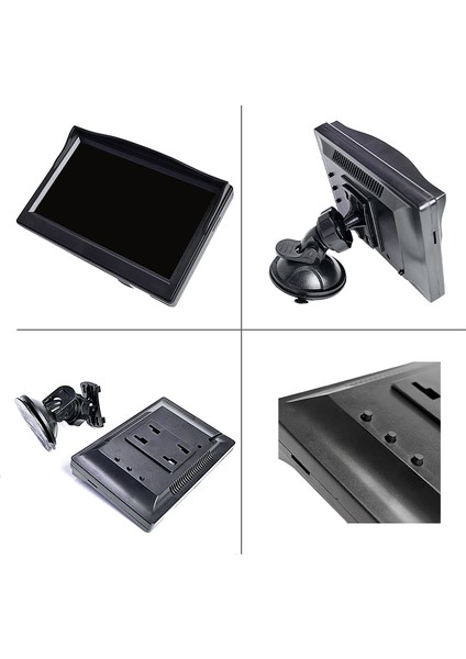 NO.205 Stili 5 Inç Araba Monitör Tft LCD Hd Dijital 16:9 800*480 Ekran 2 Yönlü Video Girişi Renkli Ters Dikiz Kamera DVD VCD (Yurt Dışından)