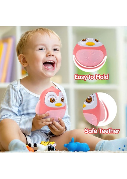 Roly Poly Bebek Oyuncakları 6 Ila 12 Ay, Karın Zamanı Wobbler Oyuncaklar, Penguen Tumbler Wobbler Oyuncakları Bebek Oğlan Kız Için Hediyeler Pembe (Yurt Dışından) modelleri