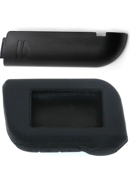 Silikon Anahtar Kutu + A93 Pil Kapağı Starline A93 A63 A39 A36 LCD Uzaktan Kumanda Anahtarlık Gövde Kılıfı (Yurt Dışından)