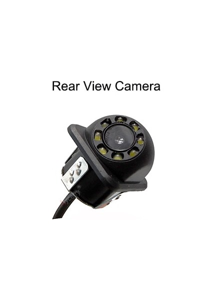 Arka Görüş Kamerası Aycetry! Evrensel Ccd Hd Renkli Otopark Dikiz Kamerası 8 LED Gece Görüş Su Geçirmez Ters Otomatik Araba Geri Görüş Kamerası Kamerası (Yurt Dışından)