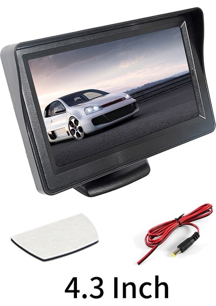 NO.202 Tarzı Sınovcle Araba Monitörü Dikiz Park Aynası 4.3/5 Inç Hd Video Girişi Dikiz Kameralı Gece Görüşlü Yedekleme Pal/ntsc (Yurt Dışından)