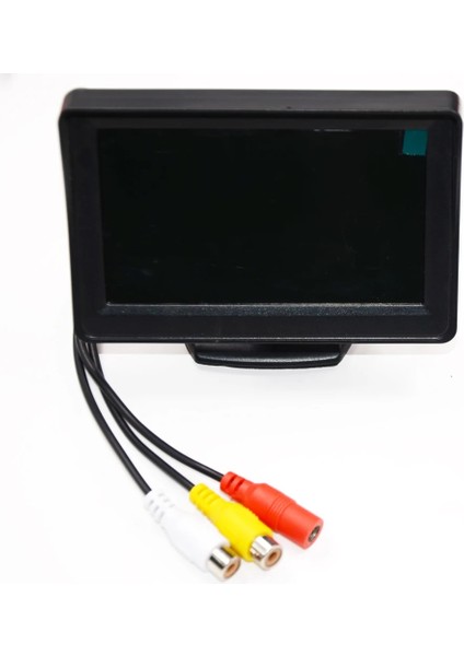Siyah Stil Arka Görüş Ters Kamera Için Araba Monitör Ekranı Tft LCD Ekran Hd Dijital Renkli 4.3 Inç Pal Ntsc (Yurt Dışından)