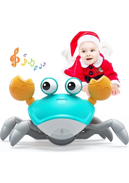 Bebek Oyuncak Hediyeleri, Bebek Karın Zamanı Oyuncakları, Sevimli Dans Yürüyüş Hareketli Bebekler Işıklı Müzik ile Duyusal Indüksiyon Yengeçler (Yurt Dışından) fiyatları
