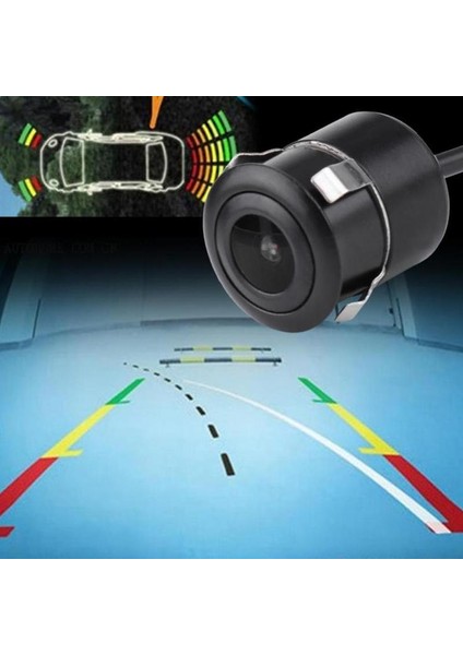 A Araba Dikiz Kamera Ccd Gece Görüş Geri Kamera Oto Park Yedekleme Görüntü Monitörü Su Geçirmez Hd Geniş Görüş Açısı (Yurt Dışından)