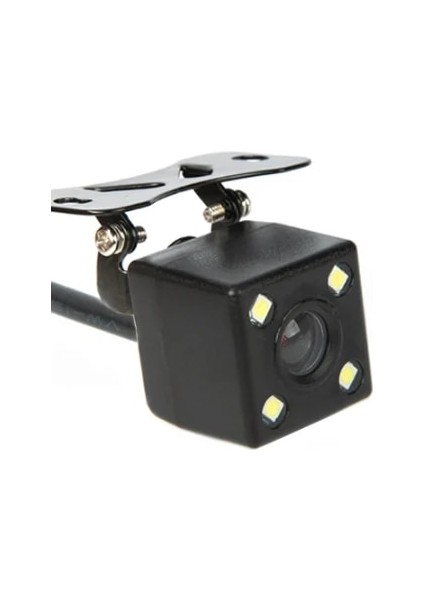 F Araba Arka Görüş Kamerası 4led Gece Görüş Geri Otomatik Park Monitörü Ccd IP68 Su Geçirmez 170 Derece Yüksek Çözünürlüklü Görüntü (Yurt Dışından)
