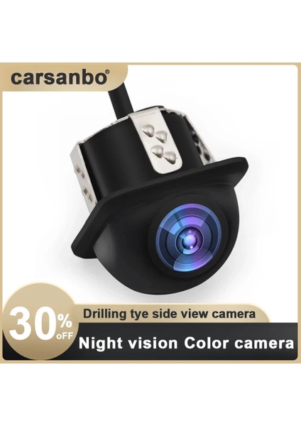 12V Tarzı No.3 Boyutu Dikiz Kamerası Geri Vites Oto Park Ters Dikiz Kamera Işık Gece Görüş Araba Arka Görüş Kameraları Su Geçirmez 4 LED Kamera (Yurt Dışından) fiyatları