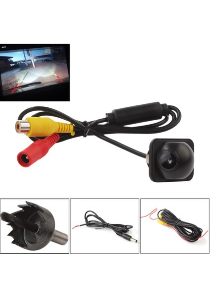 420TV Gece Kamerası Stili 5.0 Inç Araba Monitör Tft LCD 800*480 Dijital Renkli Ekran 2 Yönlü Video Girişi Dikiz Yedekleme Ters Kamera DVD VCD Dc 12V (Yurt Dışından)