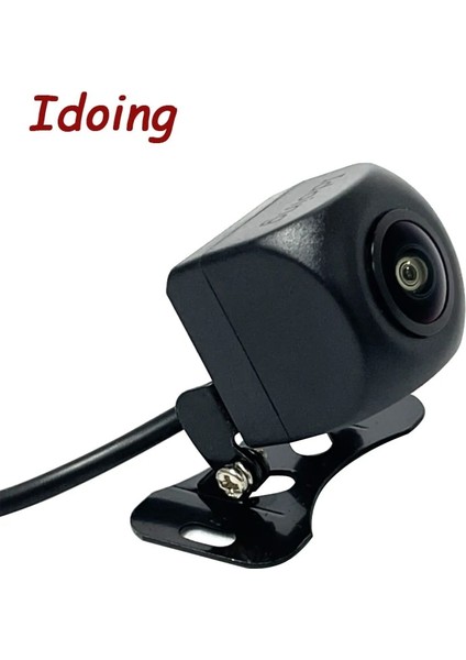 12V Tarzı Siyah 170 Derece Açı Hd Dikiz Kamera Araba Geri Ters Kamera Balık Gözü Gece Görüş Park Yardımı Android8.1/9.0 Için Idoing (Yurt Dışından)