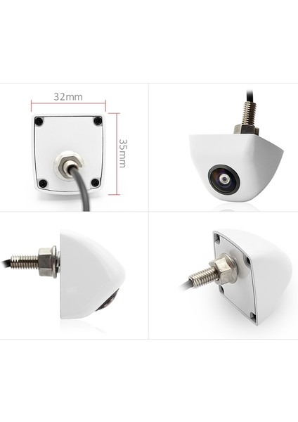 B-720X480-155DEG Greenyi 170 Derece Ahd 1920X1080P Beyaz Araç Dikiz Kamera Metal Gövde Araba Ters Balıkgözü Lens Kamera (Yurt Dışından) indirimleri