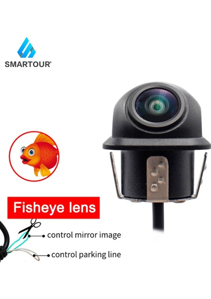 Mavi Smartour Araba Geri Görüş Kamerası 170 Derece Hd Gece Görüş Otomatik Arka Görüş Fishey Evrensel Kamera Için Ön Görüş Kamerası (Yurt Dışından)