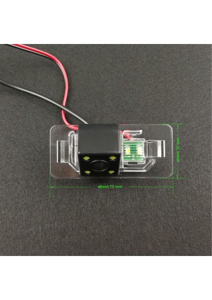 8 Ledli Kablosuz Kiti Bmw 3 Serisi Için 315 318 320 323 325 E46 E39 E53 X3 X5 X6HD Kablosuz Araba Ccd Arka Kamera Balıkgözü 4 8 12 LED Dinamik Gece Görüş (Yurt Dışından) indirimleri