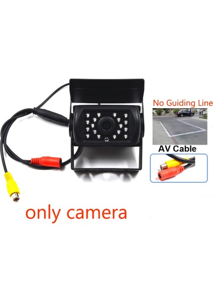 Yeşil Okul Otobüsü Römork Pikaplar Için Araba Kamyon Kamera Ccd Hd 24V Kızılötesi Ir ile Rv Dikiz Yedekleme Vizyonu (Yurt Dışından)