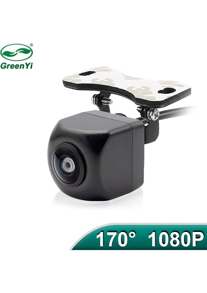 A-680X480-120DEG Greenyi 1080P Ahd 170 ° Araba Arka Görüş Kamerası Araç Ters Siyah Balıkgözü Lens Su Geçirmez Gece Görüş Evrensel (Yurt Dışından)