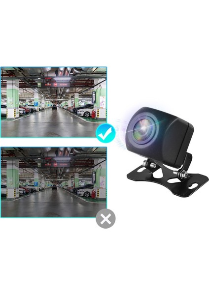 Yıldız Gece Görüşü Araba Dikiz Kamerası Evrensel Park Kamerası LED Gece Görüş Suya Dayanıklı Geniş Açı Hd Renkli Görüntü 1080P (Yurt Dışından) fırsatları