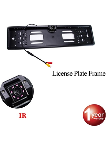 Kızılötesi Hippcron Araba Çerçeve Kamera Plaka Lisansı Ab Euro Tipi Gece Görüş Arka Görüş Ters Kamera Parktronic Yedekleme Su Geçirmez LED (Yurt Dışından)