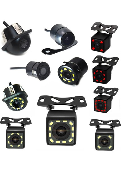 12LED Hepsi Araba Dikiz Kamera Geniş Açı Ters Park Su Geçirmez Ccd LED Oto Yedekleme Monitörü Evrensel Bmw Yeni Hd Gece Görüş Için (Yurt Dışından)