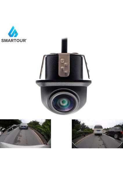 Cvbs 175 Derece Smartour Ccd 180 Derece Balıkgözü Lens Araba Arka Yan Ön Görüş Kamerası Geniş Açı Geri Yedekleme Kamerası Gece Görüş Su Geçirmez (Yurt Dışından)