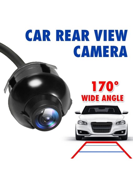 12V Tarzı Geri Görüş Kamerası Fabrika Promosyonu Hd Gece Görüş 360 Derece Araba Dikiz Kamerası Ön Kamera Önden Görünüm Yan Ters Yedekleme Kamerası (Yurt Dışından) modelleri