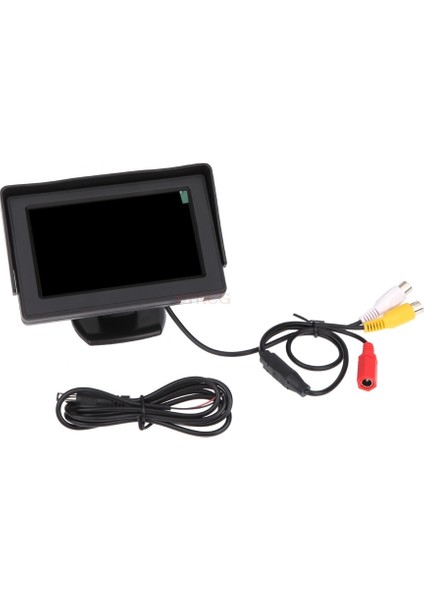 Altın Byncg Araba Dikiz Kamerası 4.3 Inç Masa Monitörü ile Tft Ayna Park Ters Yedekleme Sistemi Için Gece Görüş Su Geçirmez (Yurt Dışından)