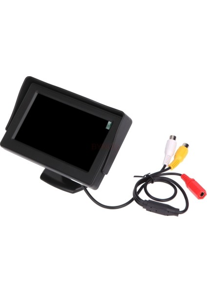 Altın Byncg Araba Dikiz Kamerası 4.3 Inç Masa Monitörü ile Tft Ayna Park Ters Yedekleme Sistemi Için Gece Görüş Su Geçirmez (Yurt Dışından)