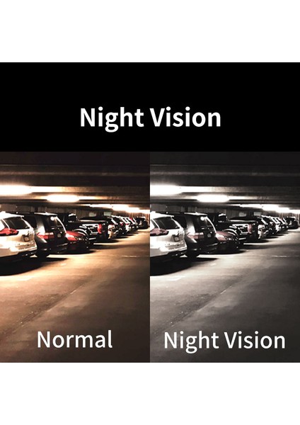 NO.102 Beden Hippcron Araba Dikiz Kamerası 4 LED Gece Görüş Ters Oto Park Monitörü Ccd Su Geçirmez 170 Derece Hd Video (Yurt Dışından)