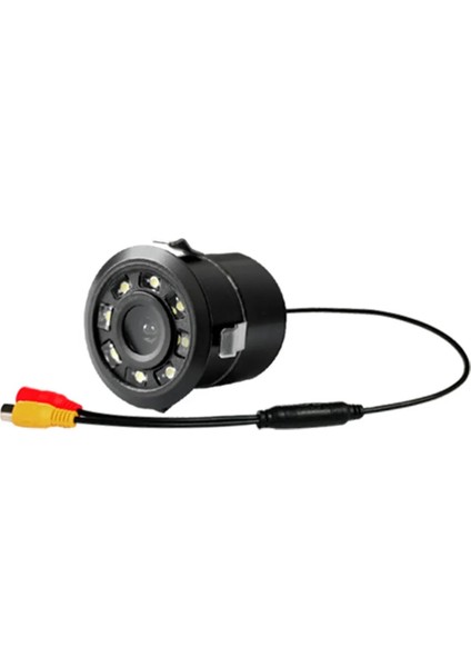 12V Tarzı 8 Işık Delikli Araba Arka Görüş Kamerası 4led Gece Görüş Geri Otomatik Park Monitörü Ccd IP68 Su Geçirmez 170 Derece Yüksek Çözünürlüklü Görüntü (Yurt Dışından)